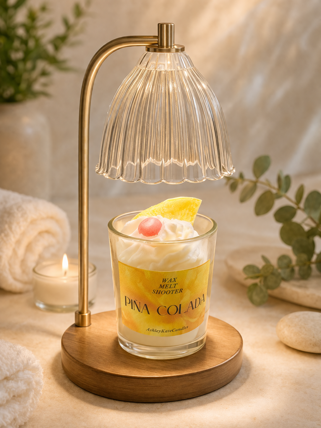 Piña colada scented Wax melt shooter