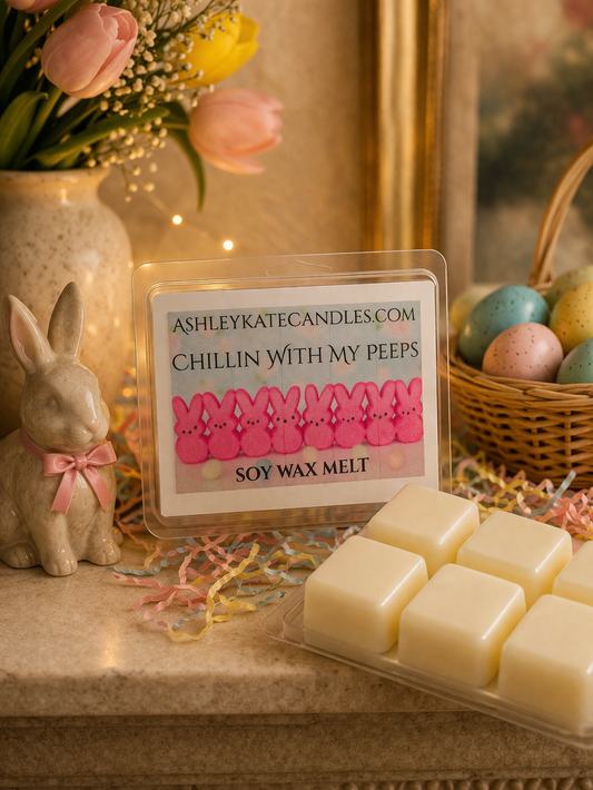 Cake scented Easter peep soy melt