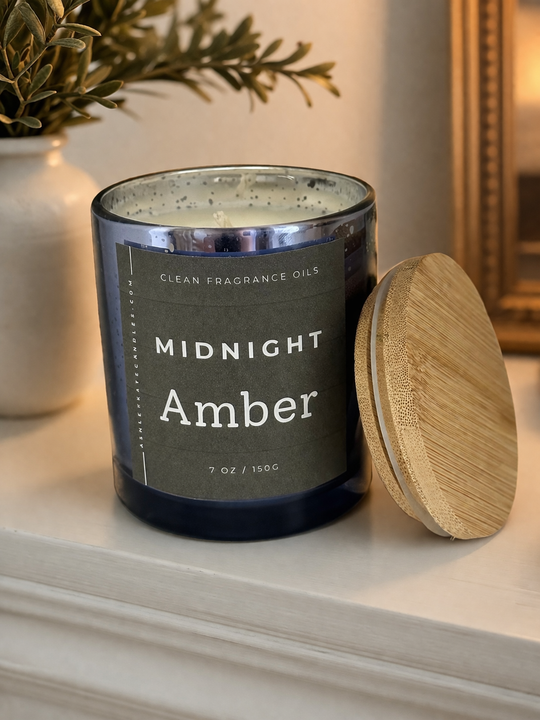 Midnight Amber Candle