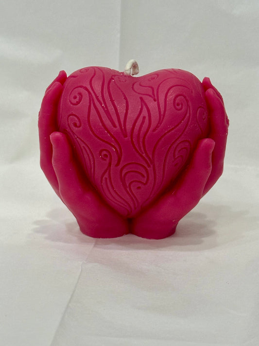 Valentines Heart candle