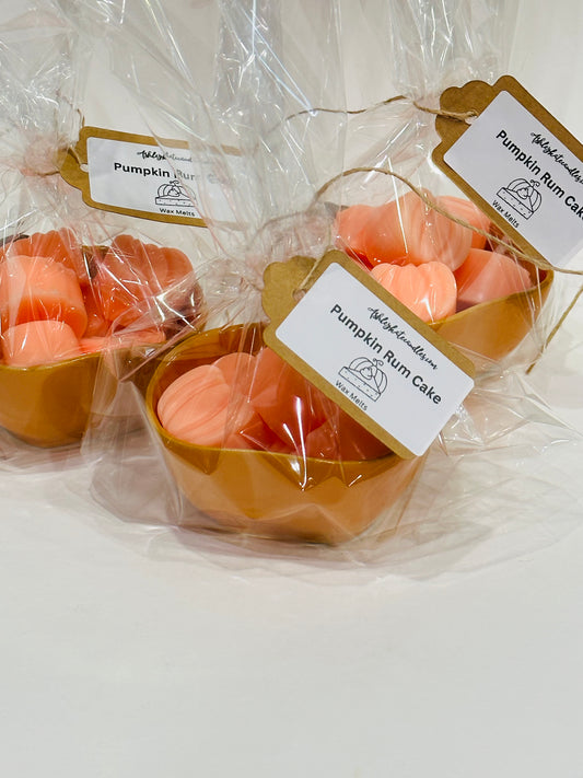 Pumpkin rum, cake wax melts