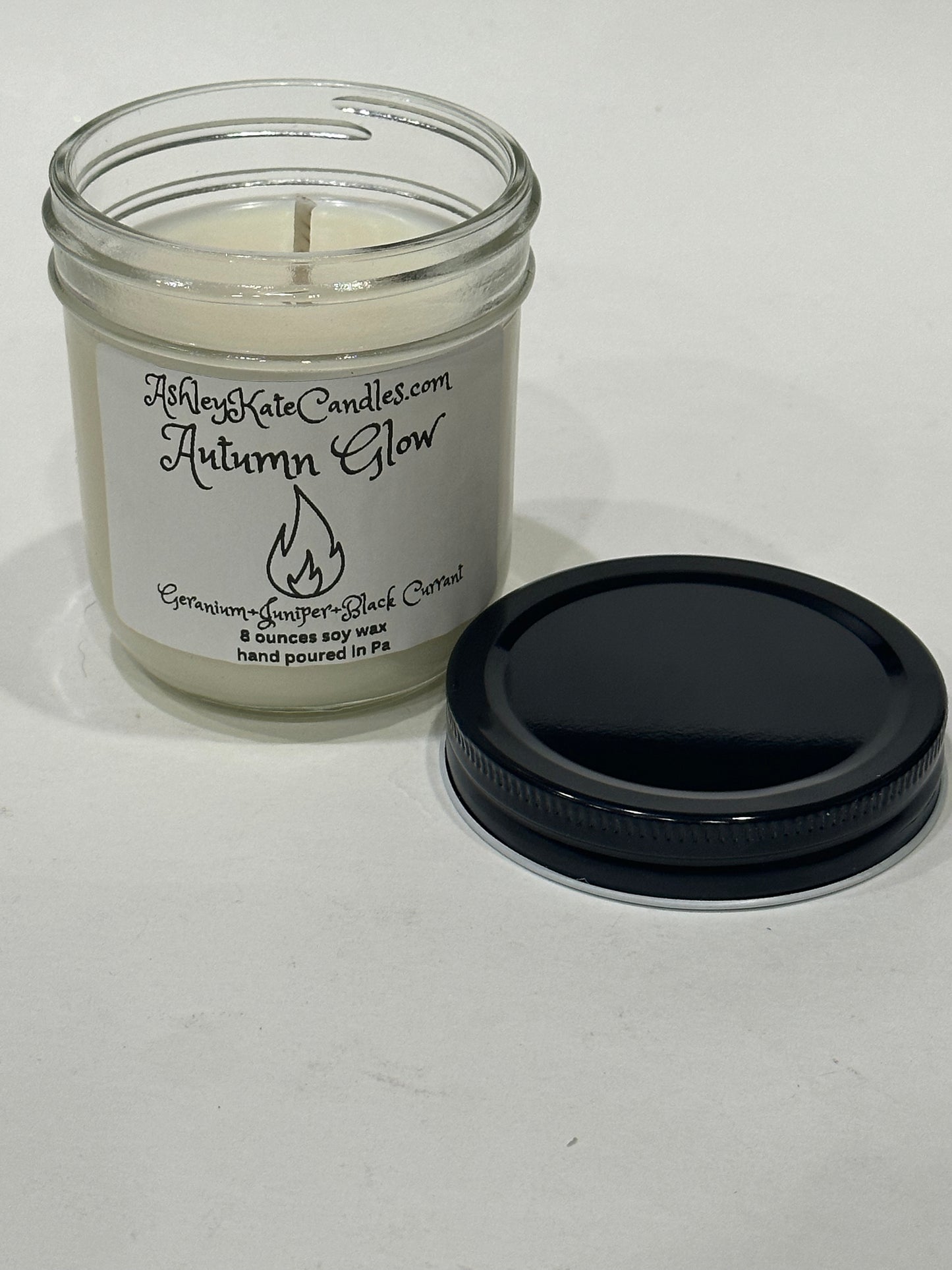 Autumn glow, soy wax candle, 8 ounces